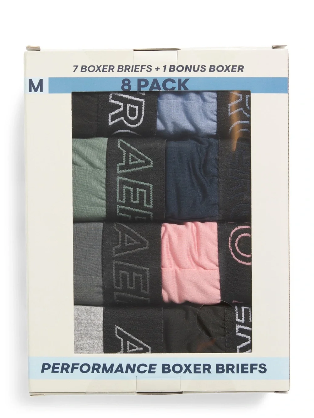 AEROPOSTALE Men’s 8 Pack Cotton Stretch Boxer Briefs Underwear NWT